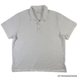 Rag & Bone Classic Flame Polo Off White Men's Size XXL